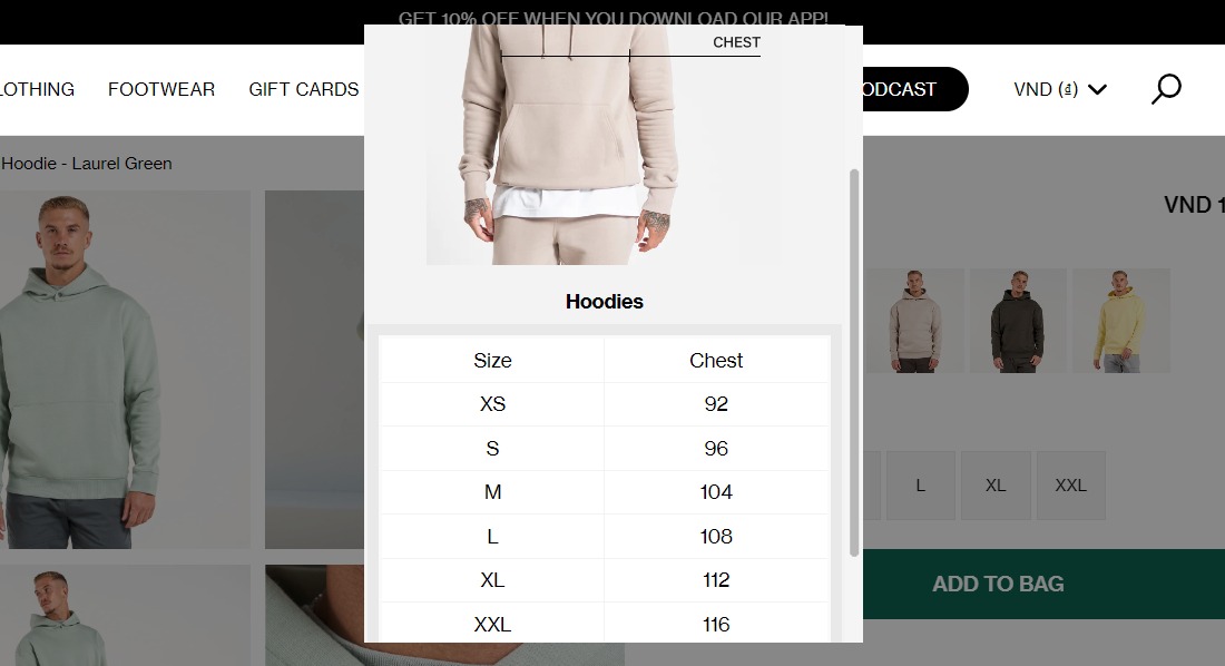 shopify hoodie store